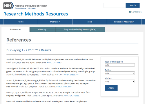Figure 3 is a screenshot of the RMR References page