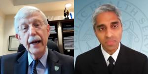 NIH Director Dr. Francis S. Collins and U.S. Surgeon General Dr. Vivek Murthy